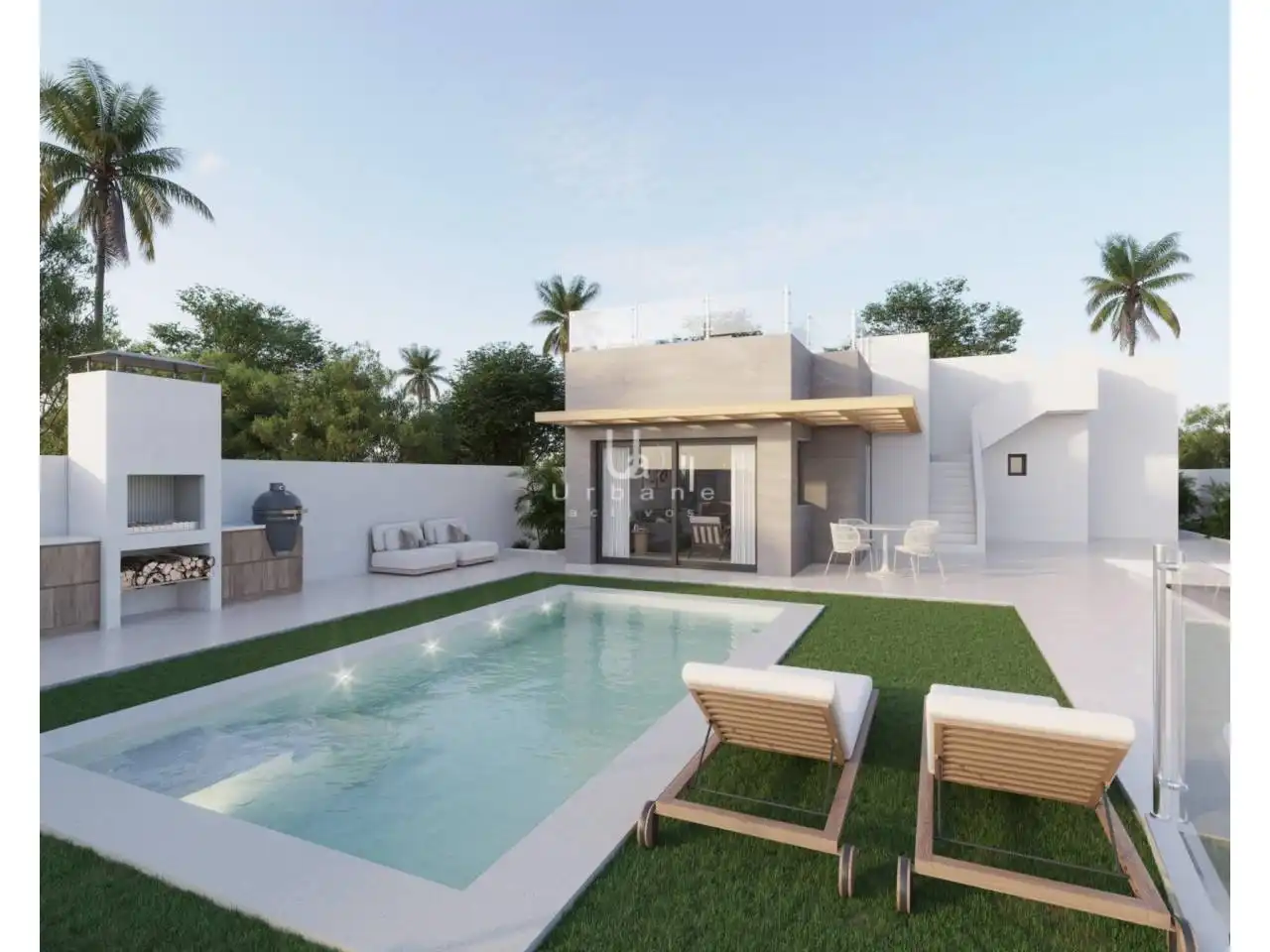 Chalet con piscina en venta en Calle Amsterdam, imagen 3
