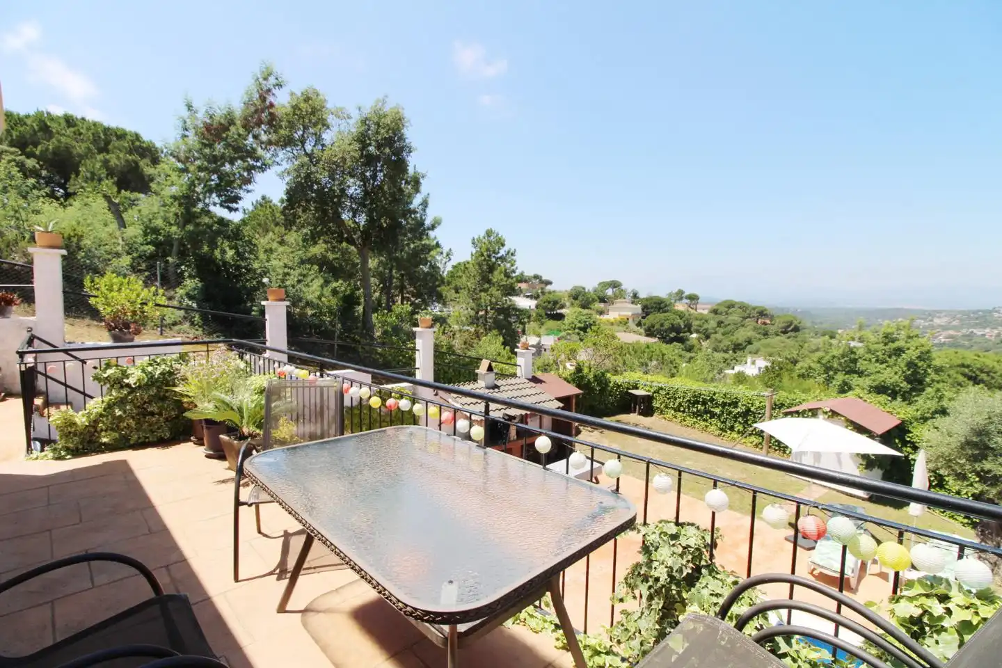 Terrassa de Casa o xalet en venda en Lloret de Mar amb Aire condicionat, Jardí privat i Terrassa