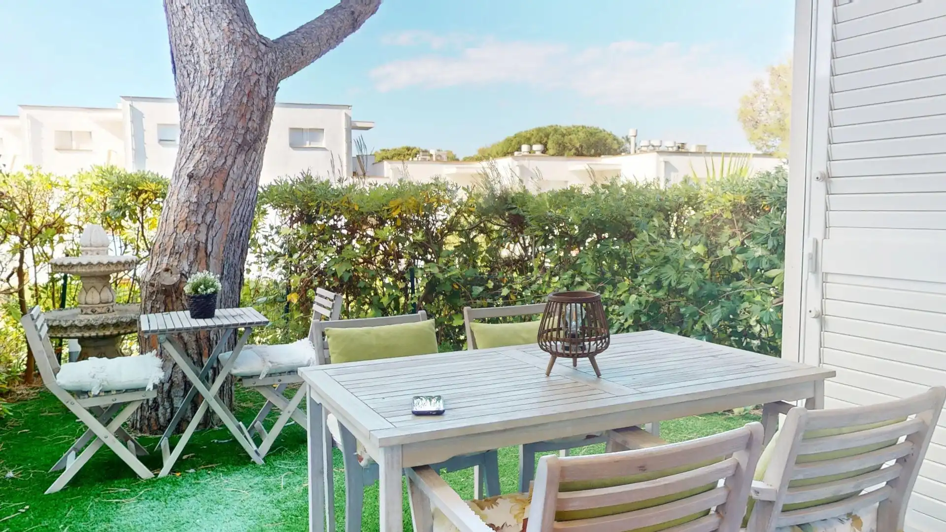 Terraza de Casa adosada en venta en Castell d'Aro, Platja d'Aro i s'Agaró con Aire acondicionado, Calefacción y Jardín privado
