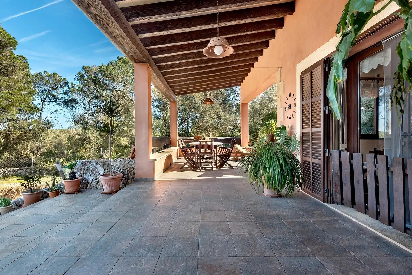 Terraza de Finca rústica en venta en Sencelles con Calefacción, Jardín privado y Terraza