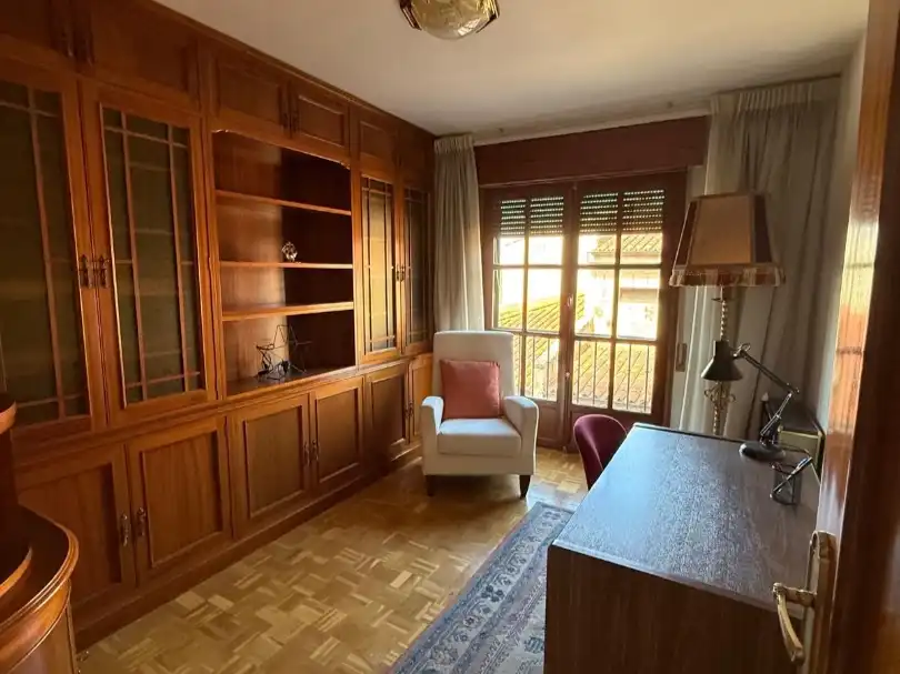 Wohnzimmer von Wohnung zur Miete in Zamora Capital  mit Terrasse und Balkon