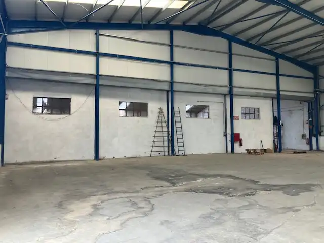Vista exterior de Nave industrial en venta en Fraga