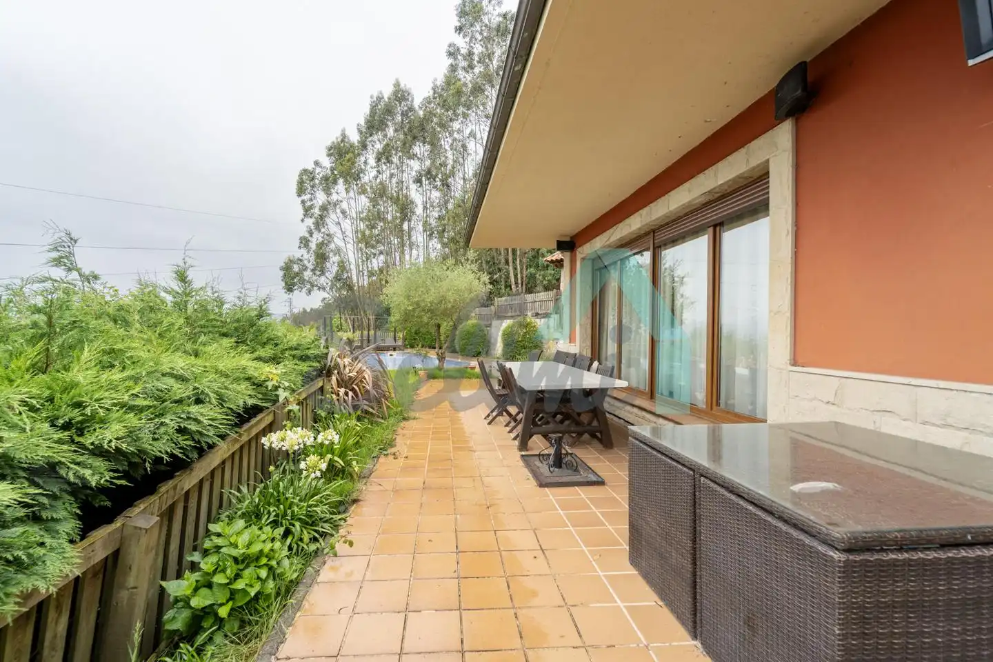 Terraza de Casa o chalet en venta en Oviedo  con Calefacción, Jardín privado y Parquet