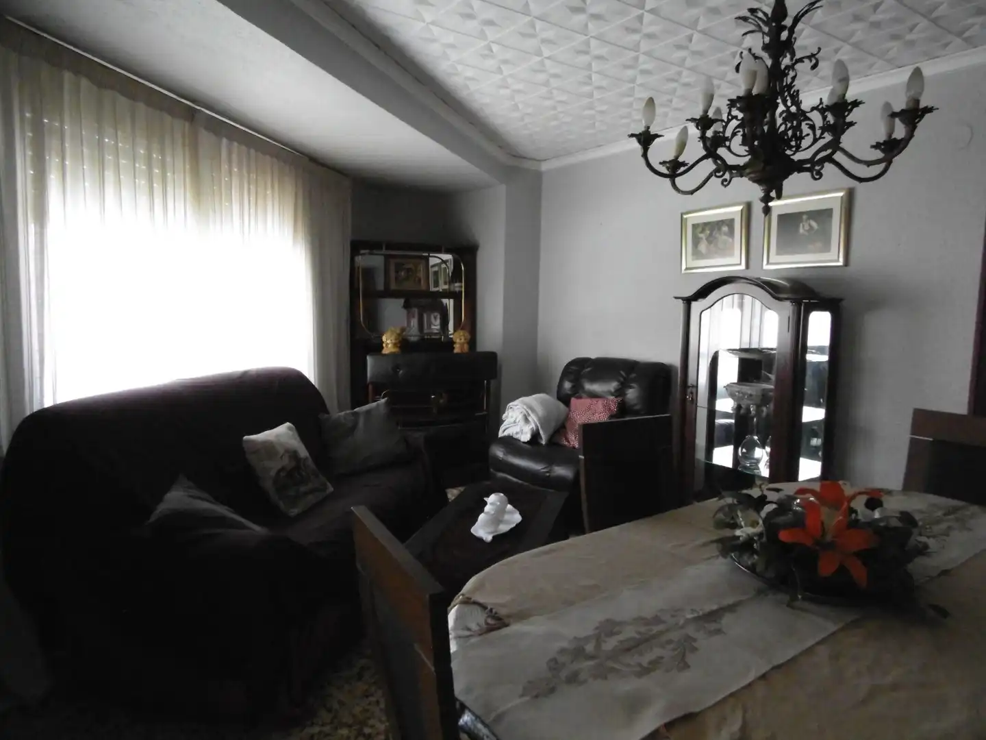 Wohnzimmer von Wohnung zum Verkauf in Castellón de la Plana / Castelló de la Plana mit Klimaanlage und Möbliert