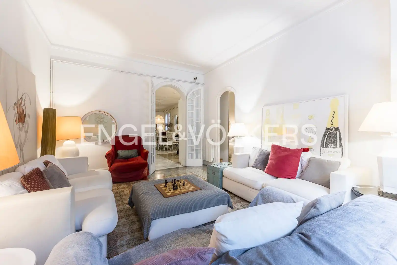 Sala de estar de Dúplex en venta en Barcelona con Calefacción, Terraza y Trastero