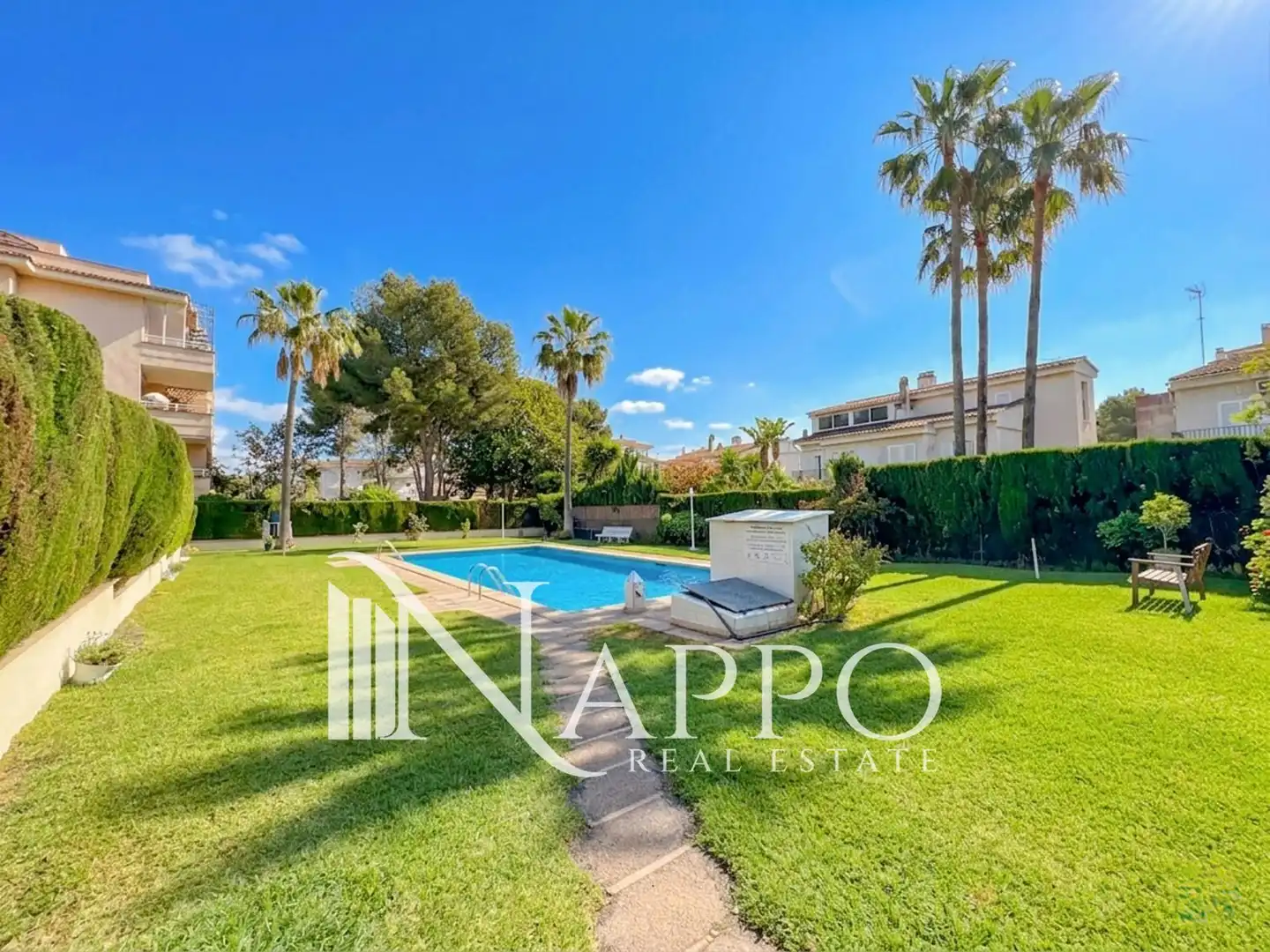 Exterior view of Duplexes for sale in Llucmajor  with Air Conditioner, Terrace and Swimming Pool
