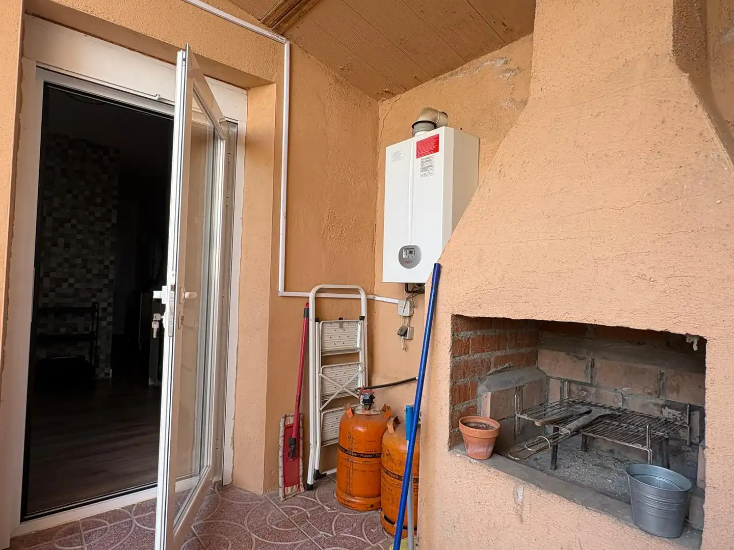 Terraza de Casa adosada en venta en Uceda con Calefacción y Amueblado
