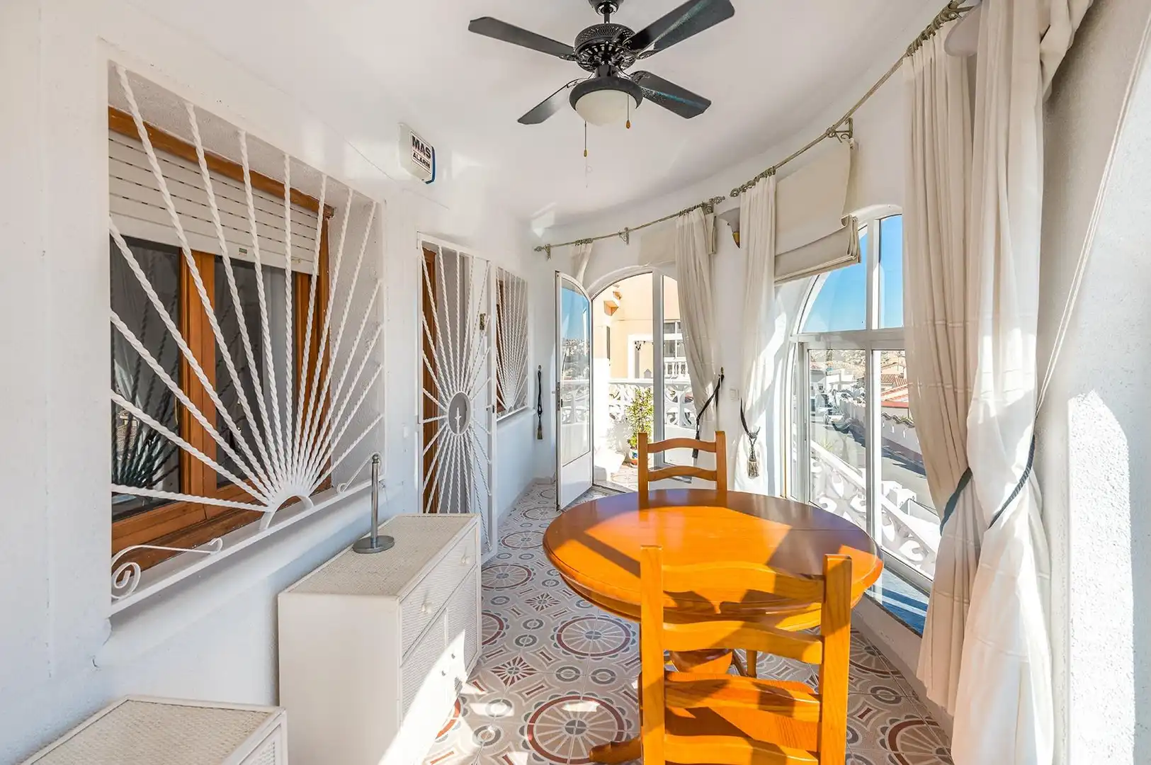 Balcony of Houses for sale in Rojales  with Air Conditioner, Heating and Private garden