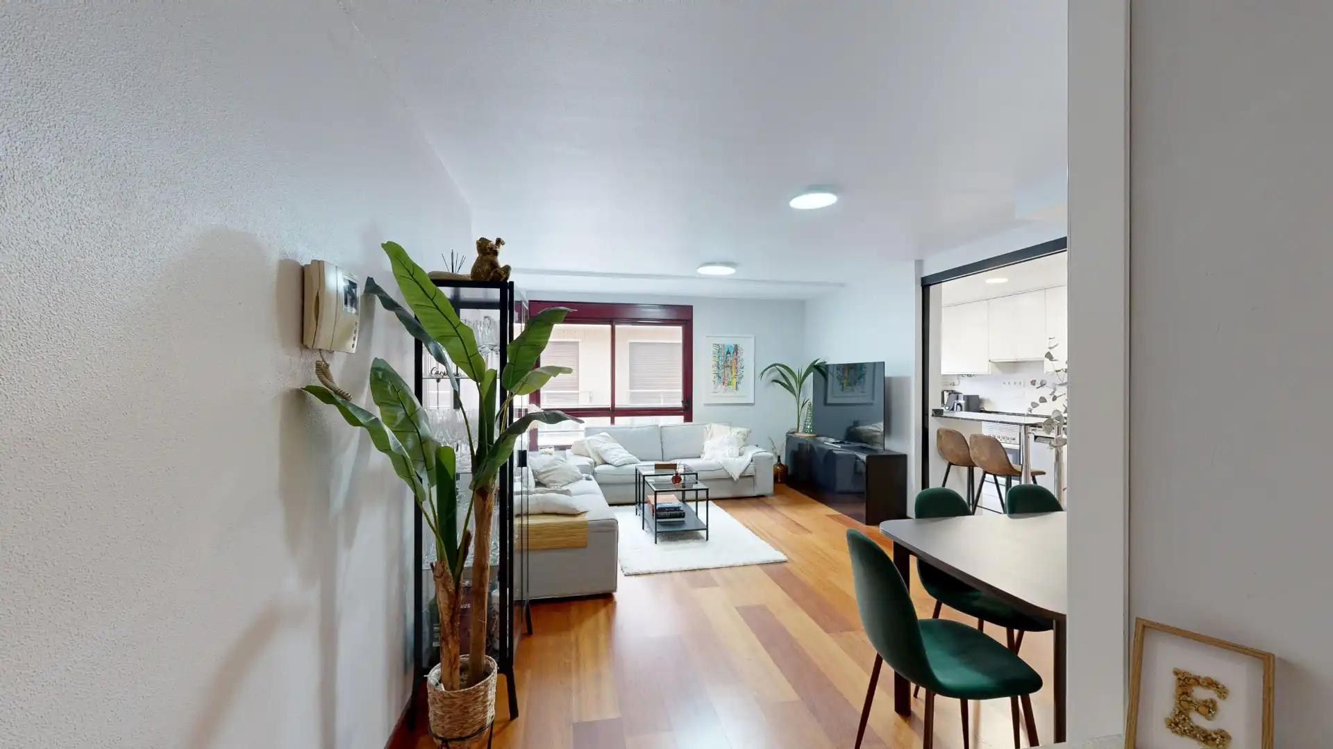 Sala de estar de Ático en venta en Murcia con Aire acondicionado, Parquet y Terraza