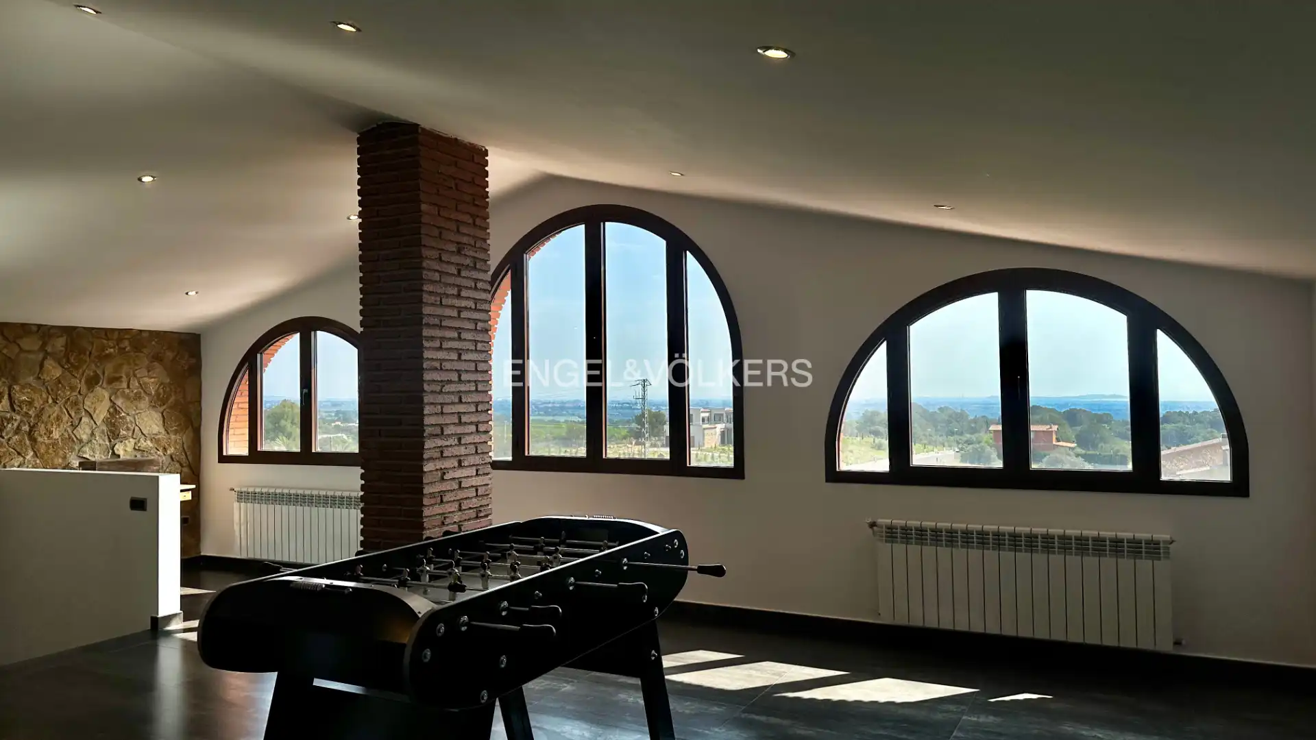 Dining room of Houses for sale in Vilanova d'Escornalbou  with Air Conditioner, Heating and Private garden