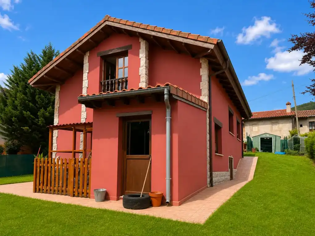 Vista exterior de Casa o chalet en venta en Llanes con Calefacción, Jardín privado y Terraza