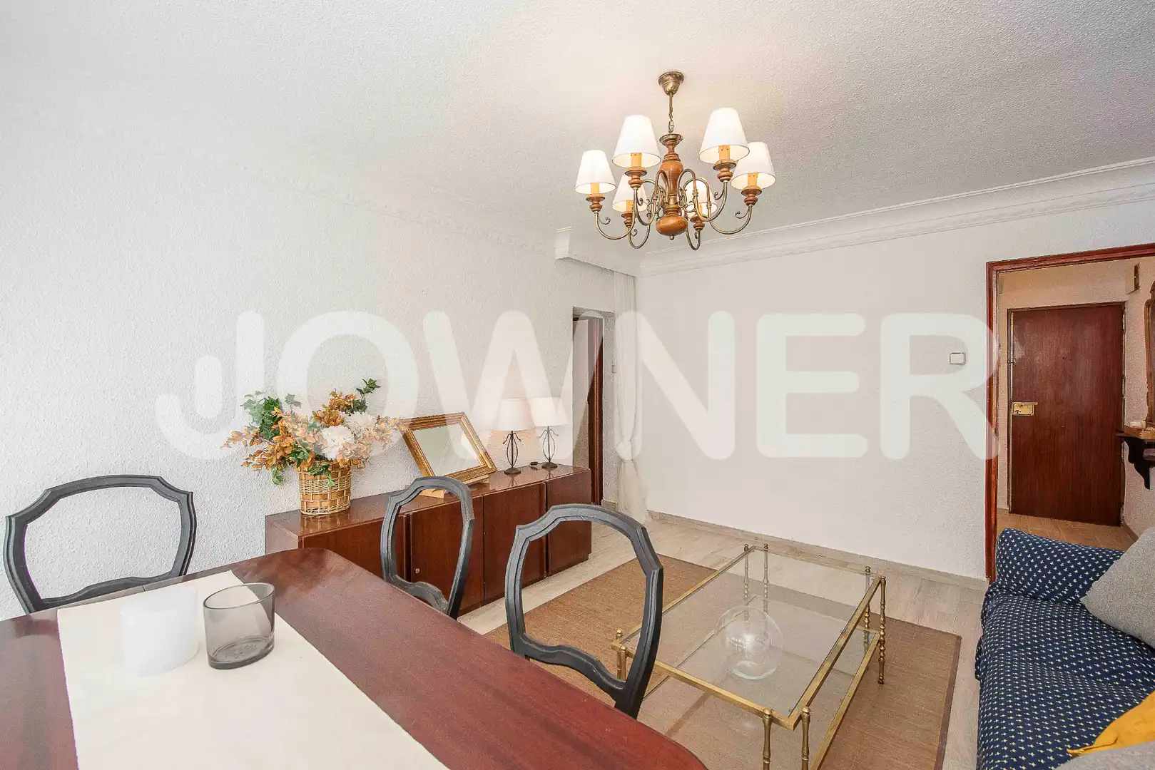 Esszimmer von Wohnung zur Miete in Madrid mit Heizung, Möbliert und Ofen
