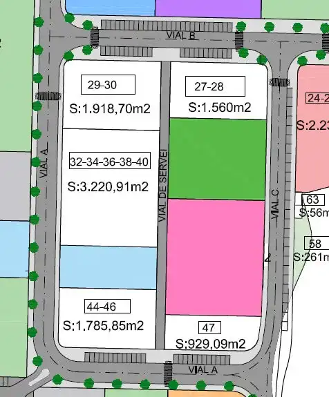 Terreno industrial en venta en Campllong
