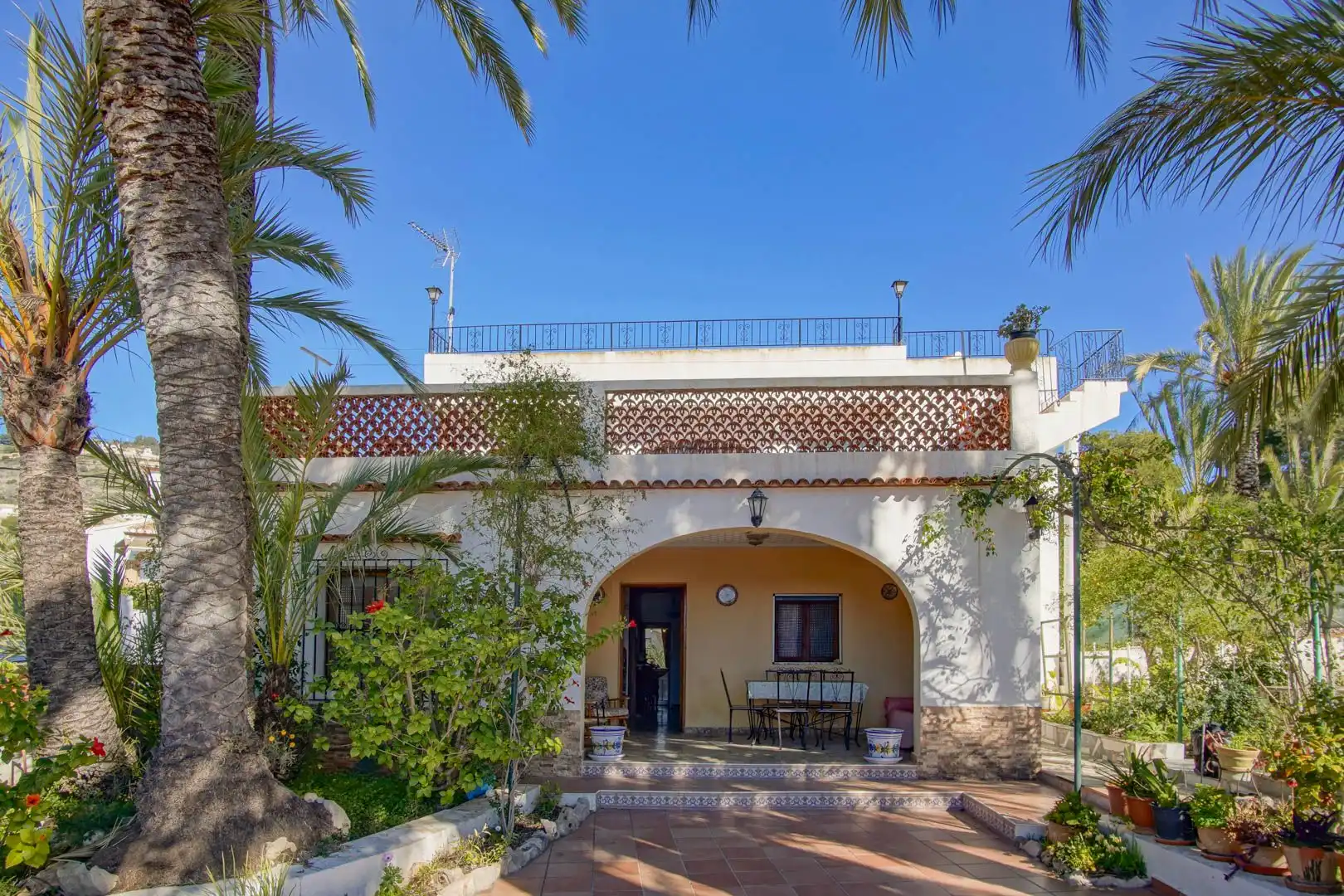 Garden of Houses for sale in Jávea / Xàbia  with Air Conditioner, Heating and Private garden