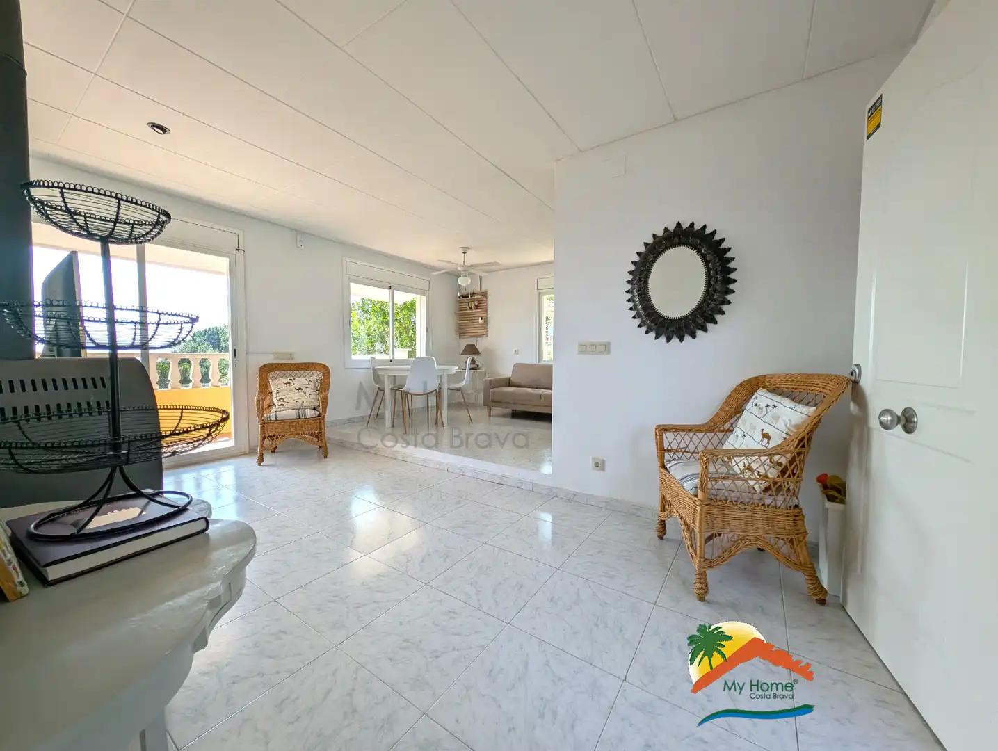 Sala d'estar de Casa o xalet en venda en Lloret de Mar amb Aire condicionat, Calefacció i Jardí privat