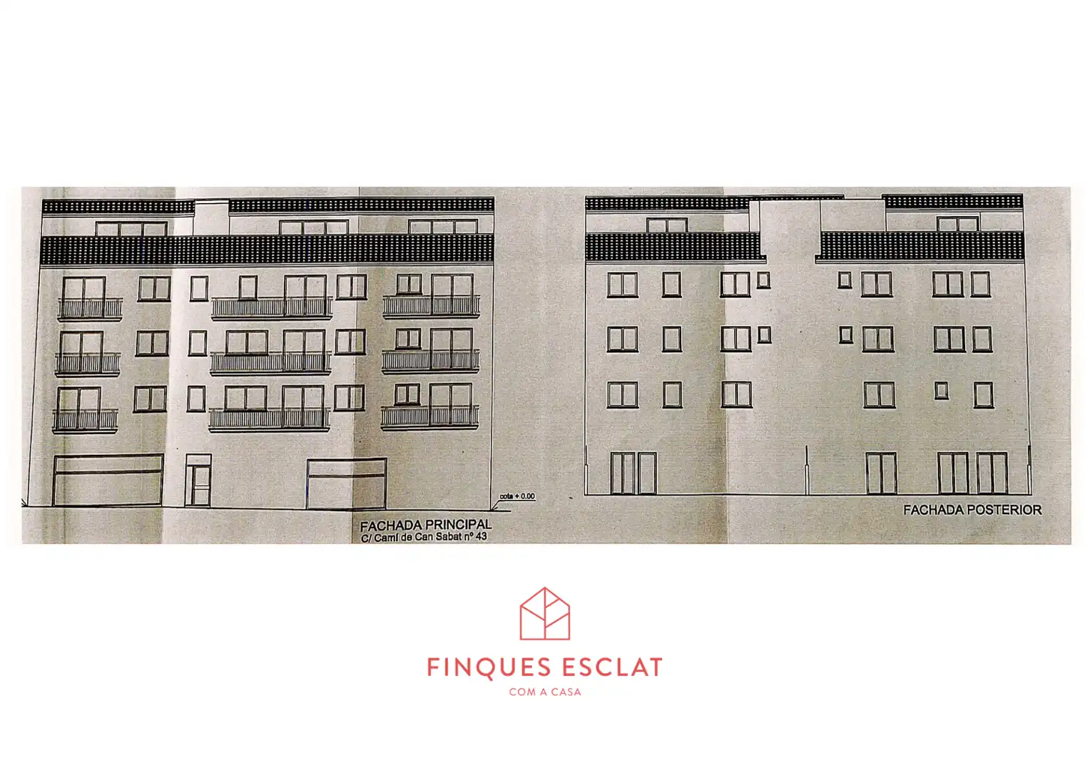 Vista exterior de Residencial en venta en Gelida