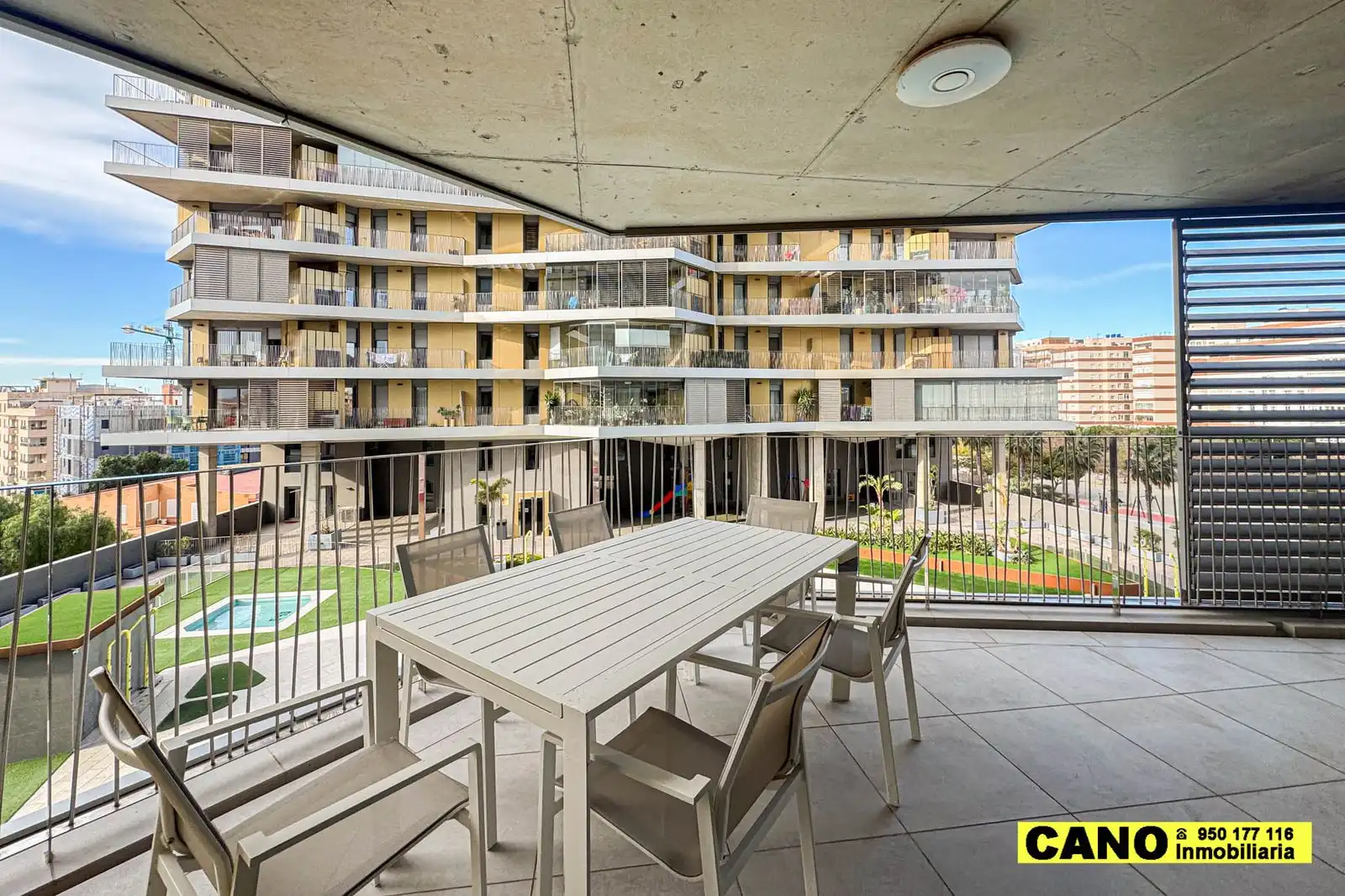 Terrace of Flat for sale in Almería  with Terrace, Storage room and Swimming Pool