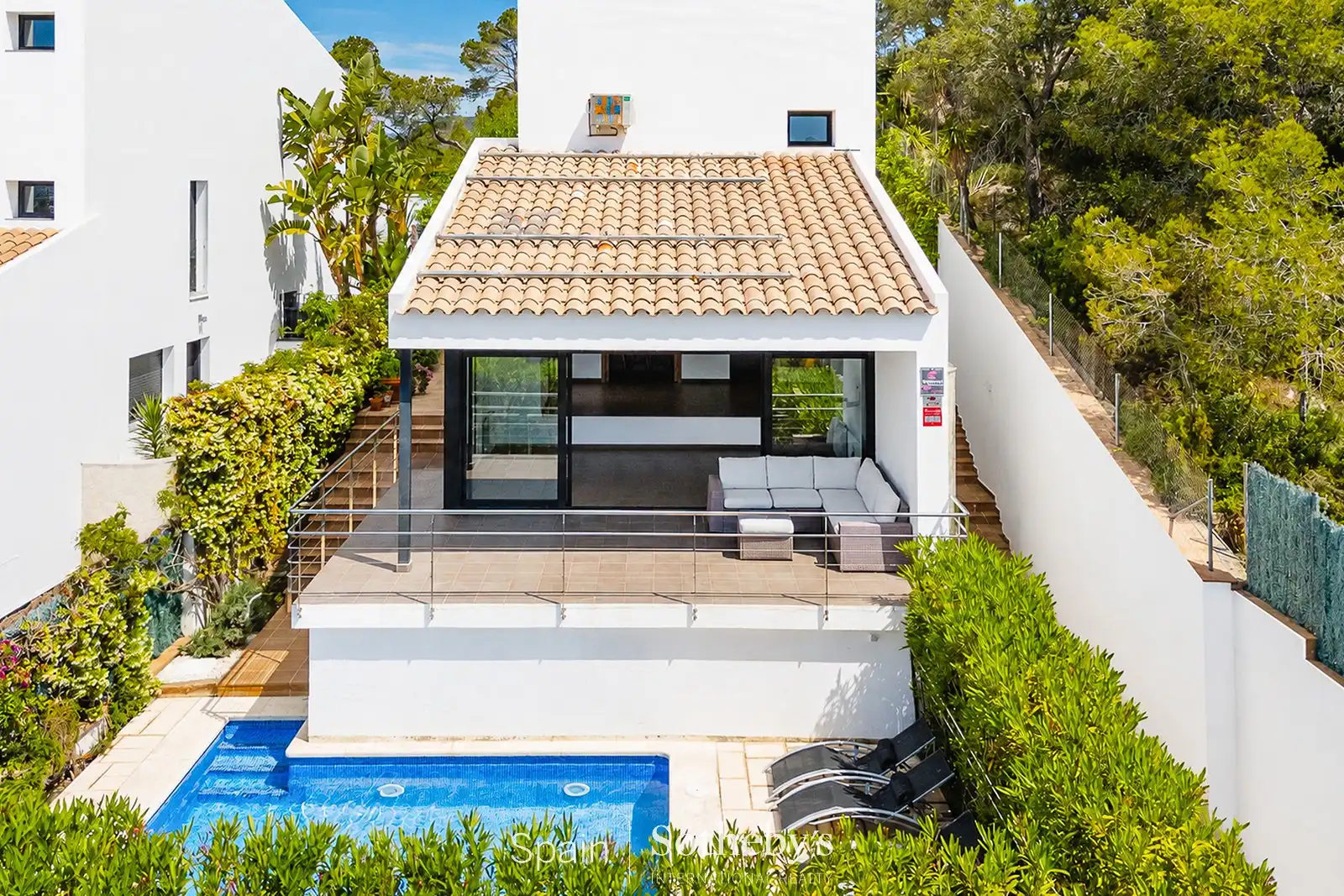 Terrace of Houses for sale in Sant Pere de Ribes  with Air Conditioner, Heating and Private garden