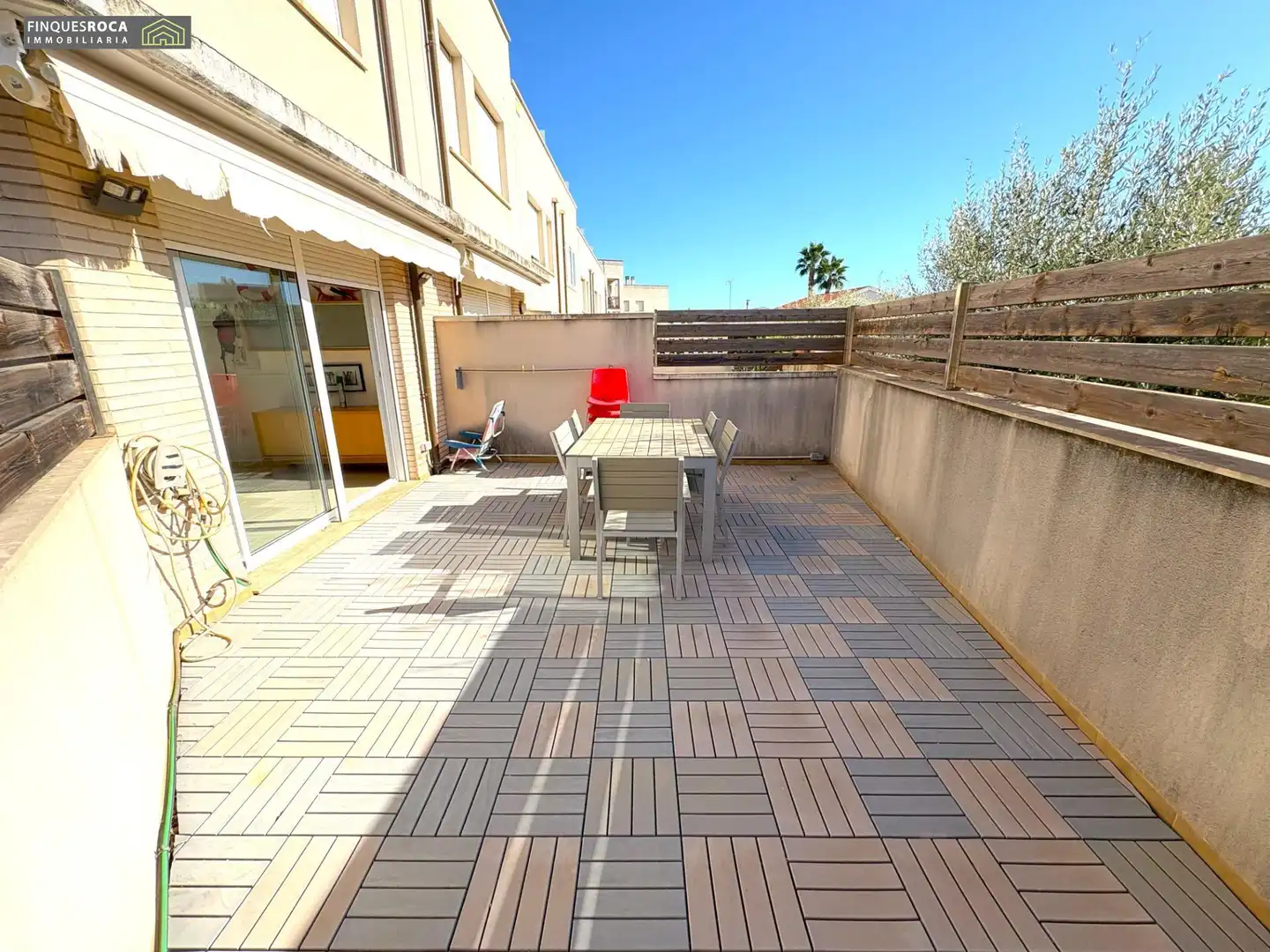 Terrassa de Casa adosada en venda en La Ràpita amb Aire condicionat, Jardí privat i Terrassa