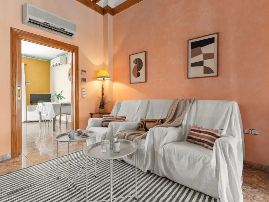 Sala de estar de Casa adosada en venta en Benissa con Aire acondicionado y Balcón