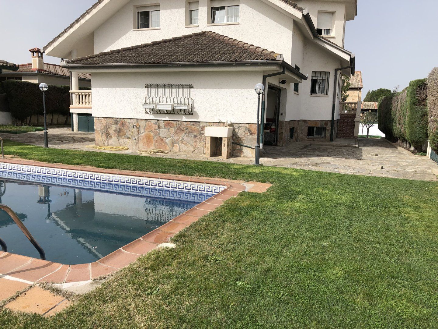 Piscina de Casa o xalet en venda en La Lastrilla  amb Calefacció i Piscina