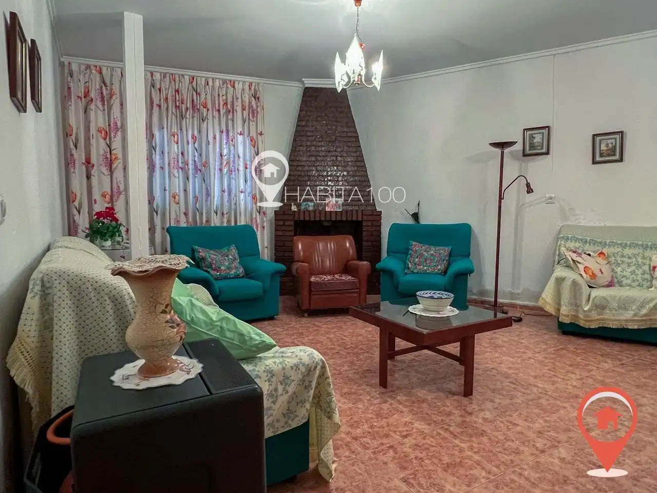 Living room of Houses for sale in Portilla  with Heating and Furnished