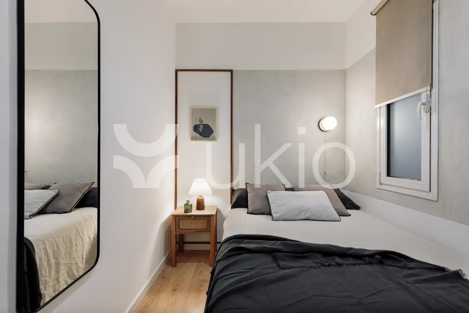 Habitación de Apartamento de alquiler en Barcelona con Aire acondicionado, Calefacción y Amueblado