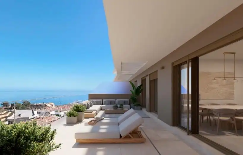 Terraza de Apartamento en venta en Rincón de la Victoria con Aire acondicionado, Terraza y Trastero