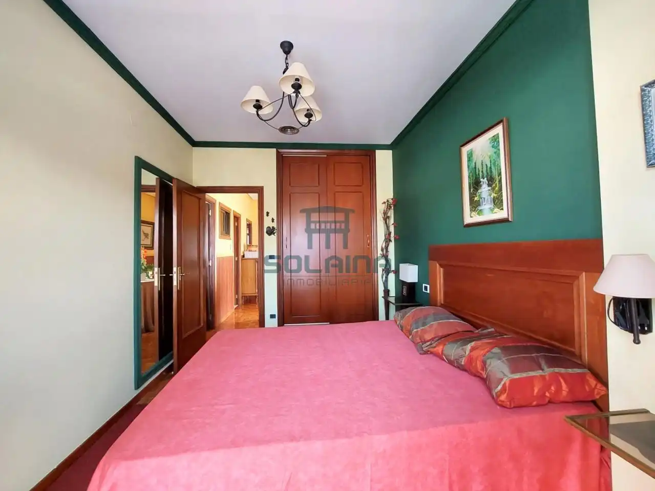 Dormitori de Casa adosada en venda en San Cibrao das Viñas amb Calefacció, Jardí privat i Parquet