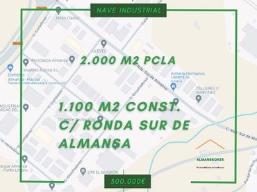 Nave industrial in vendita a Almansa