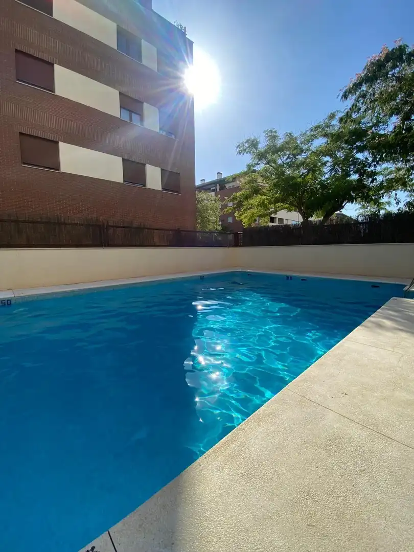 Swimming pool of Flat for sale in Mairena del Aljarafe