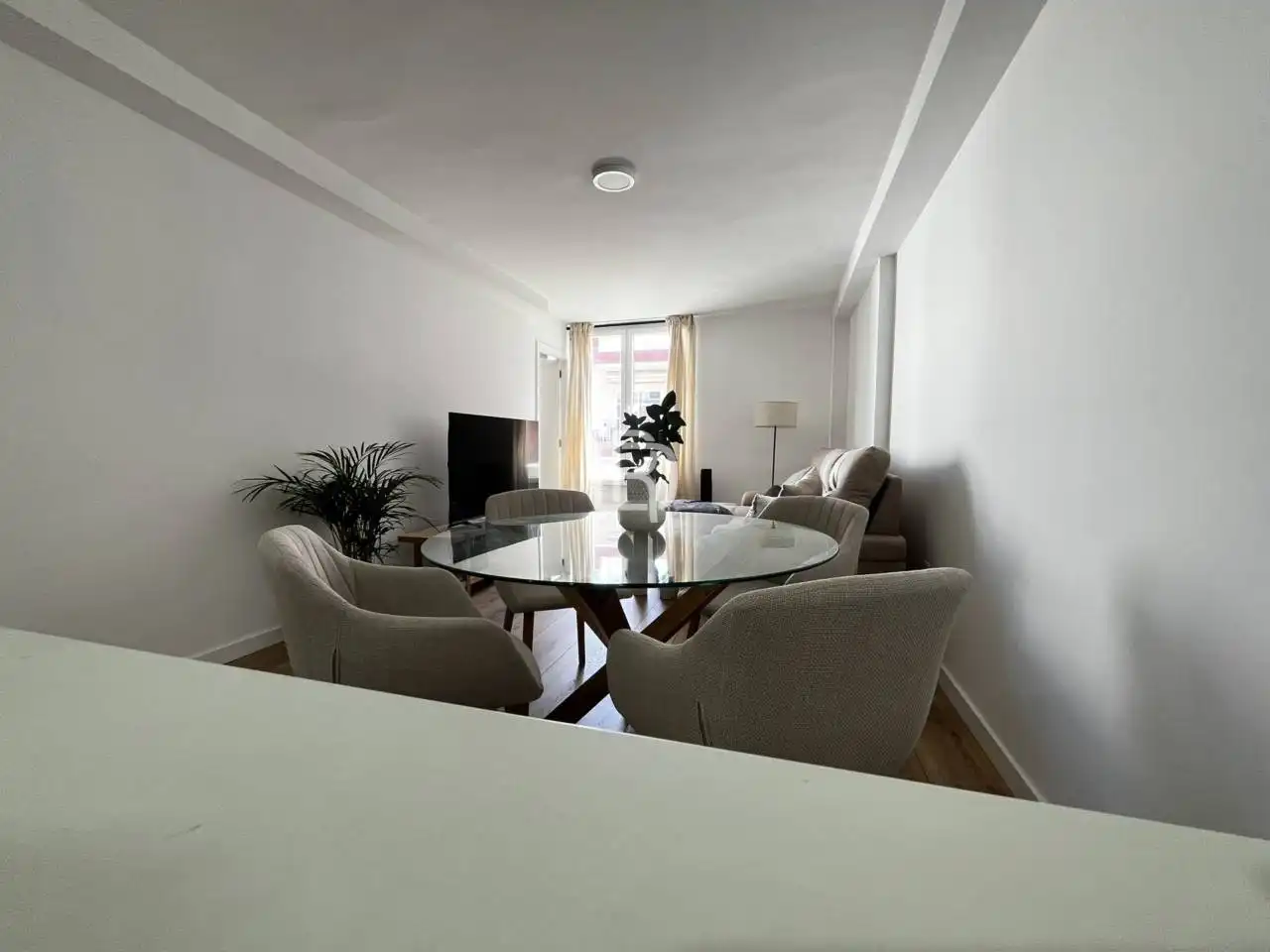 Wohnzimmer von Wohnung zum Verkauf in Puerto de la Cruz mit Parkett und Möbliert
