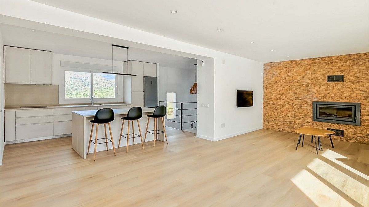 Living room of House or chalet to rent in Riogordo  with Air Conditioner and Terrace