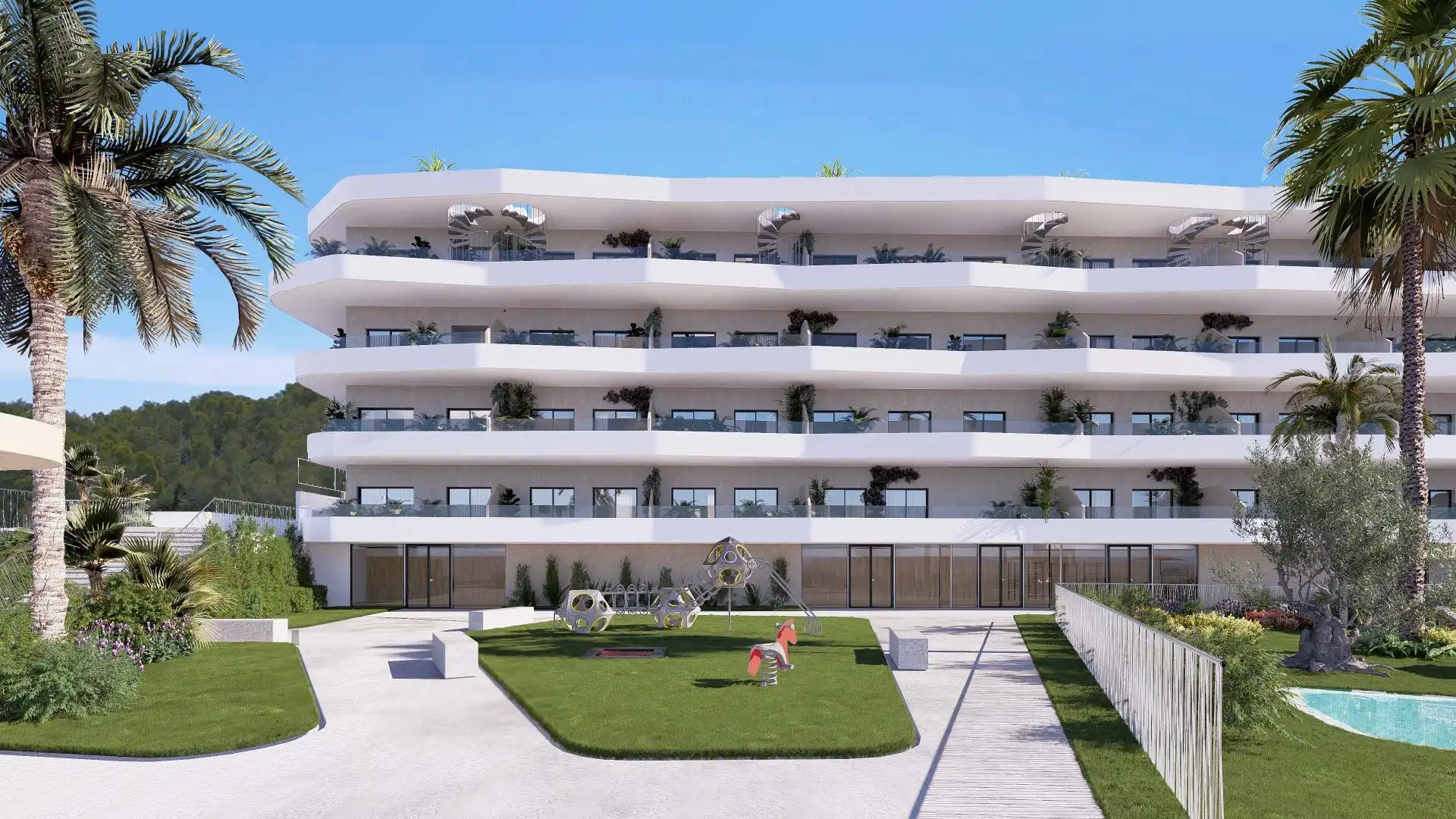 Vista exterior de Planta baixa en venda en La Nucia amb Aire condicionat, Terrassa i Traster