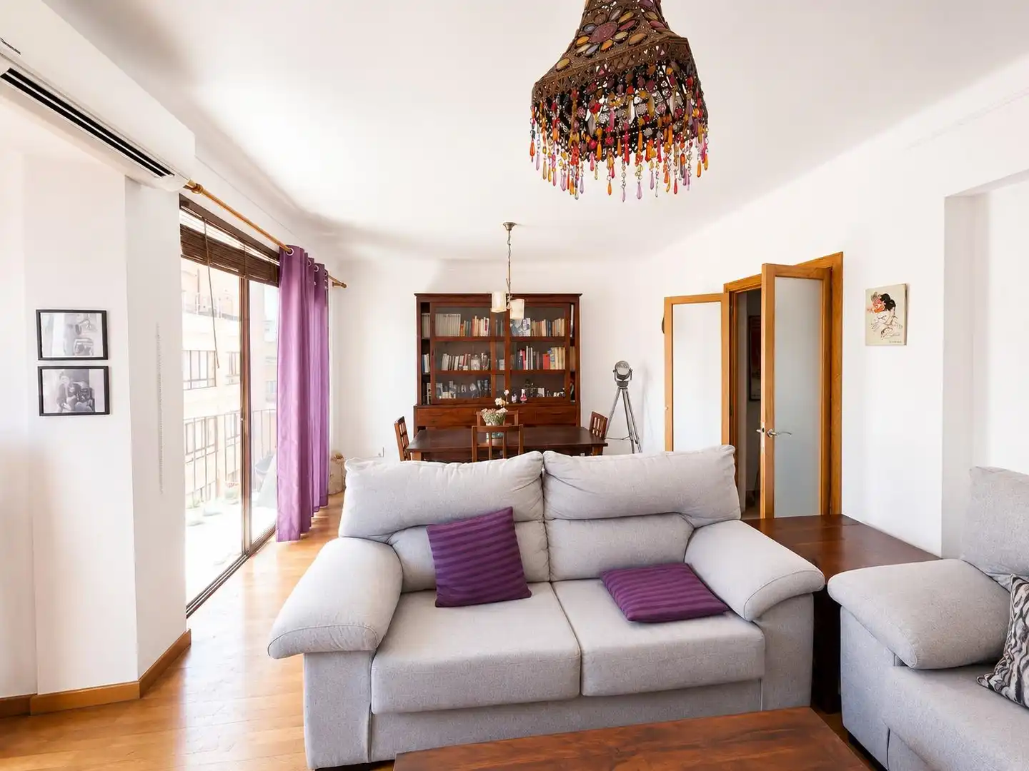 Sala d'estar de Pis en venda en  Palma de Mallorca amb Aire condicionat, Calefacció i Moblat