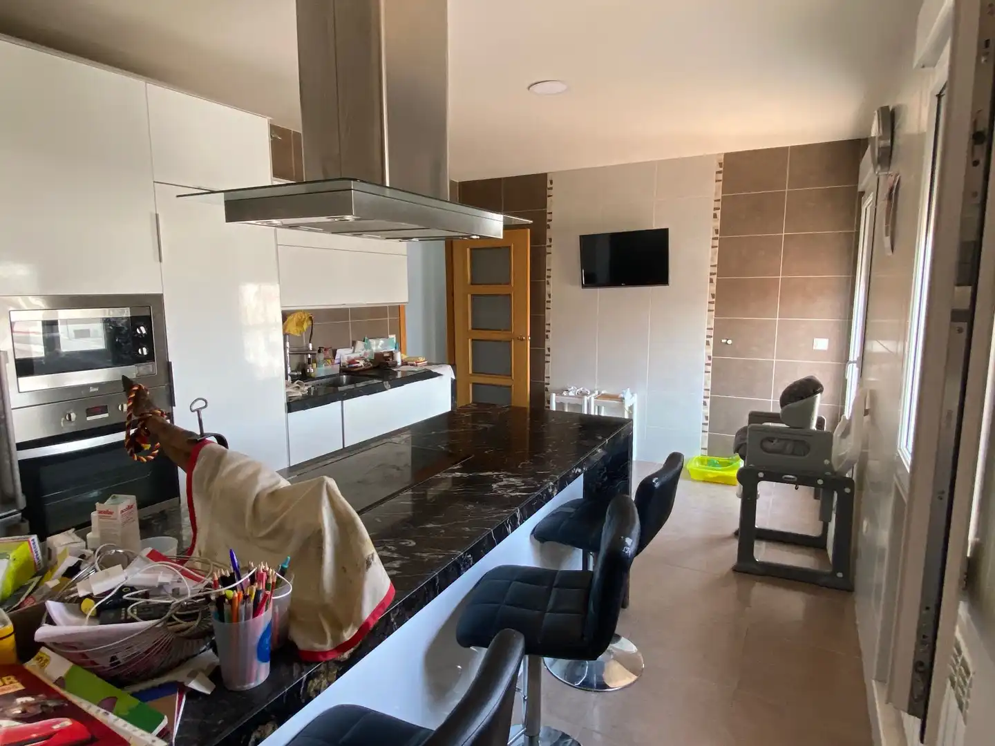 Cuina de Dúplex en venda en Castuera amb Aire condicionat, Calefacció i Parquet