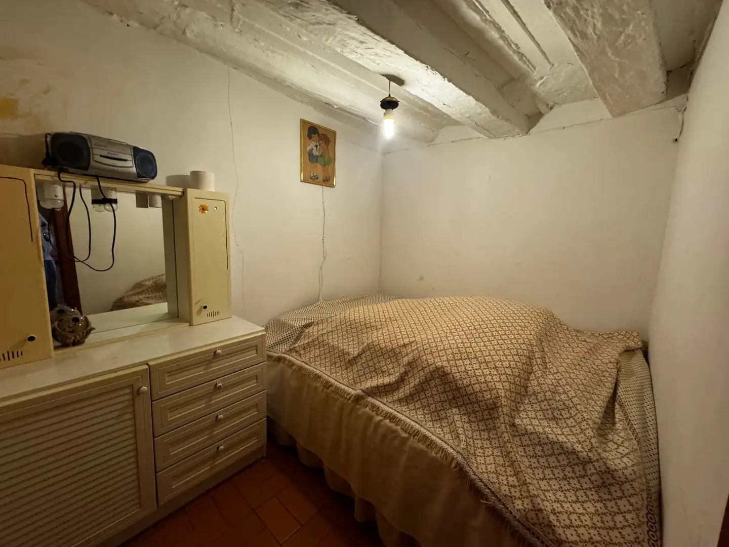 Schlafzimmer von Einfamilien-Reihenhaus zum Verkauf in Arnes mit Abstellraum, Möbliert und Ofen