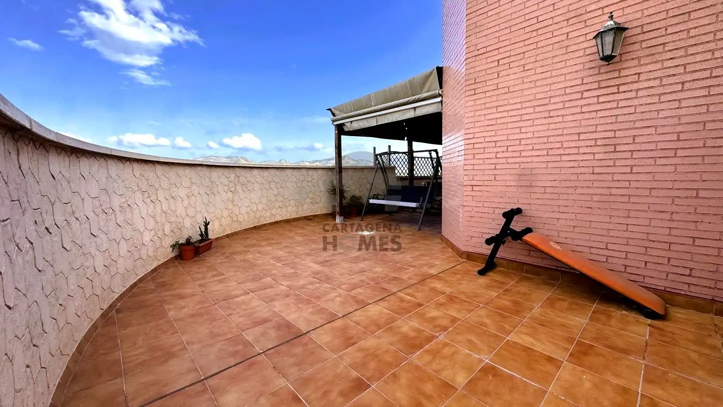 Terraza de Ático en venta en Cartagena con Aire acondicionado, Terraza y Amueblado