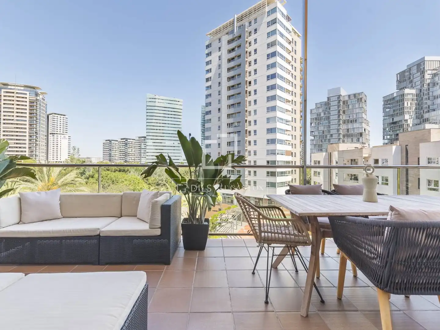 Terrace of Flat for sale in Barcelona  with Air Conditioner, Private garden and Terrace