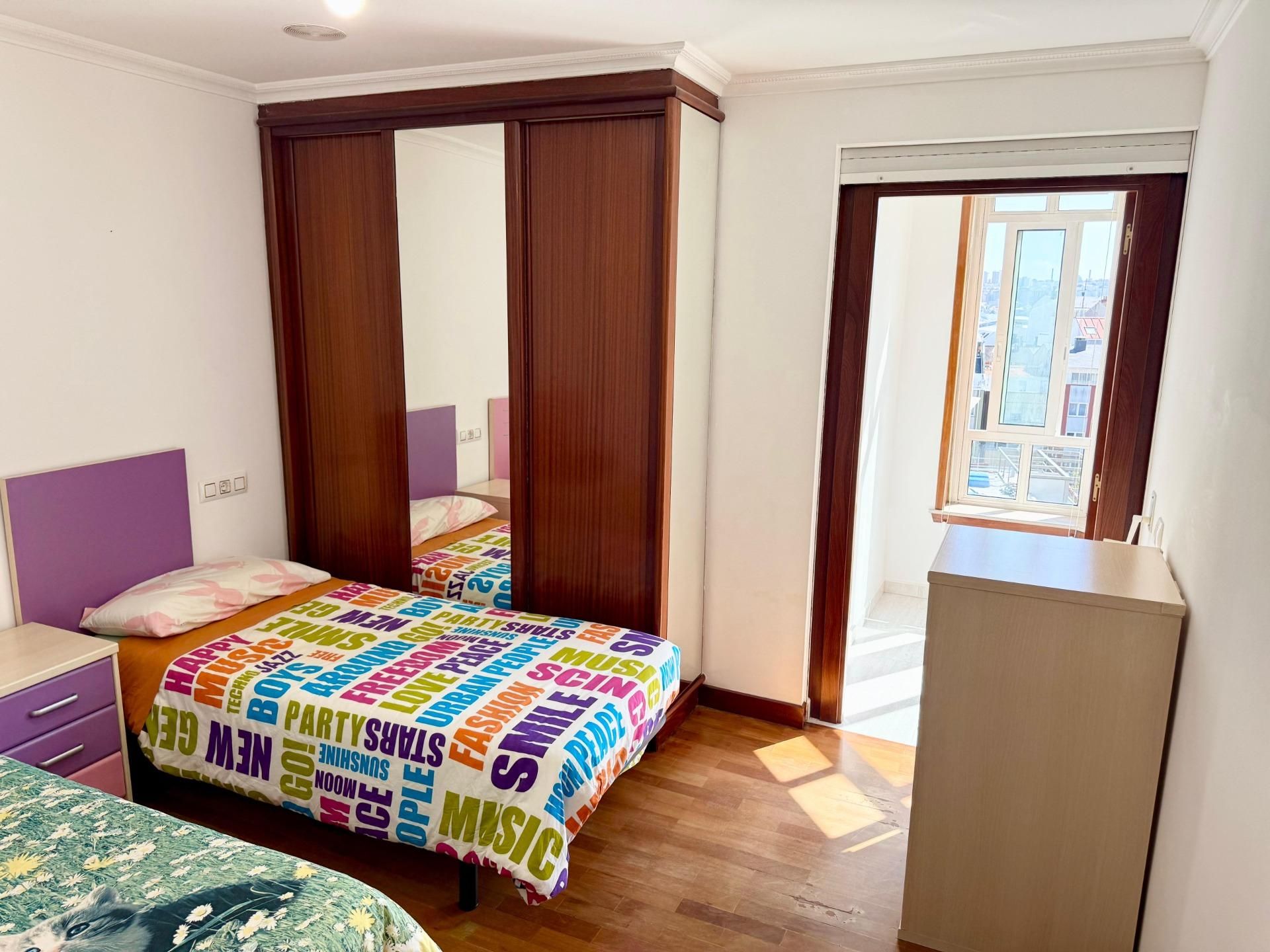 Bedroom of Flat for sale in A Coruña Capital   with Heating and Storage room