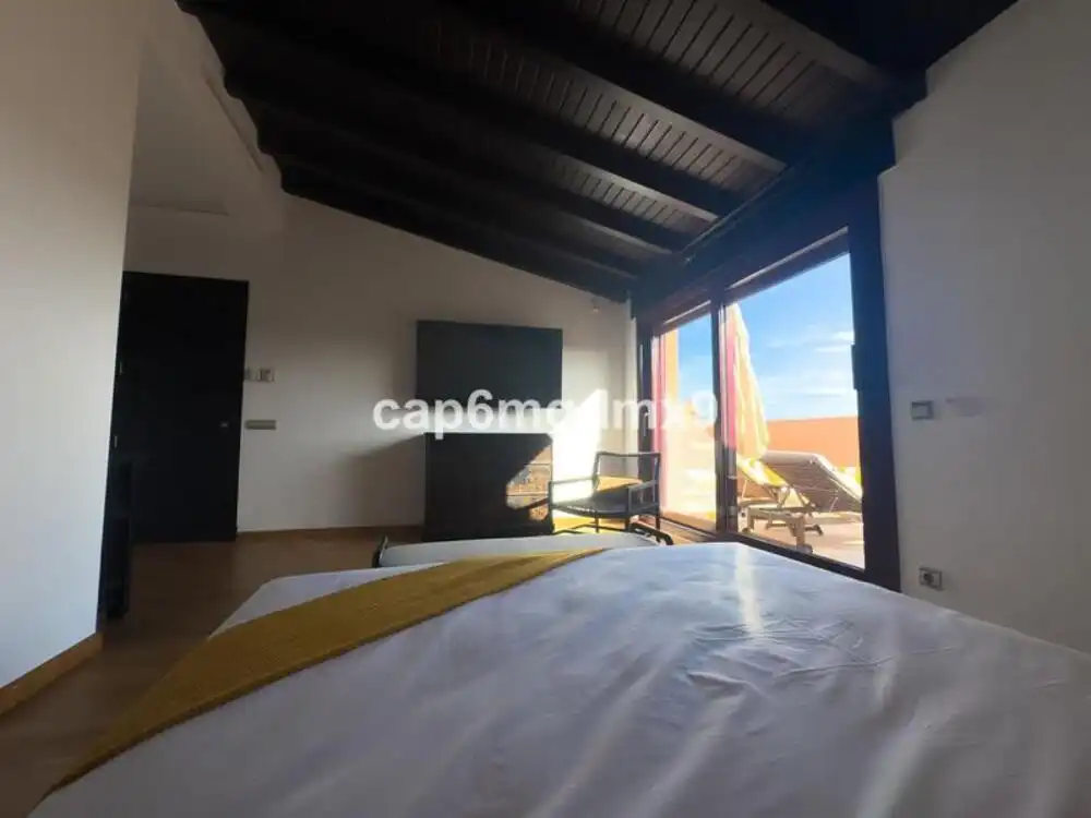 Bedroom of Attic for rent in Marbella  with Air Conditioner, Terrace and Storage room