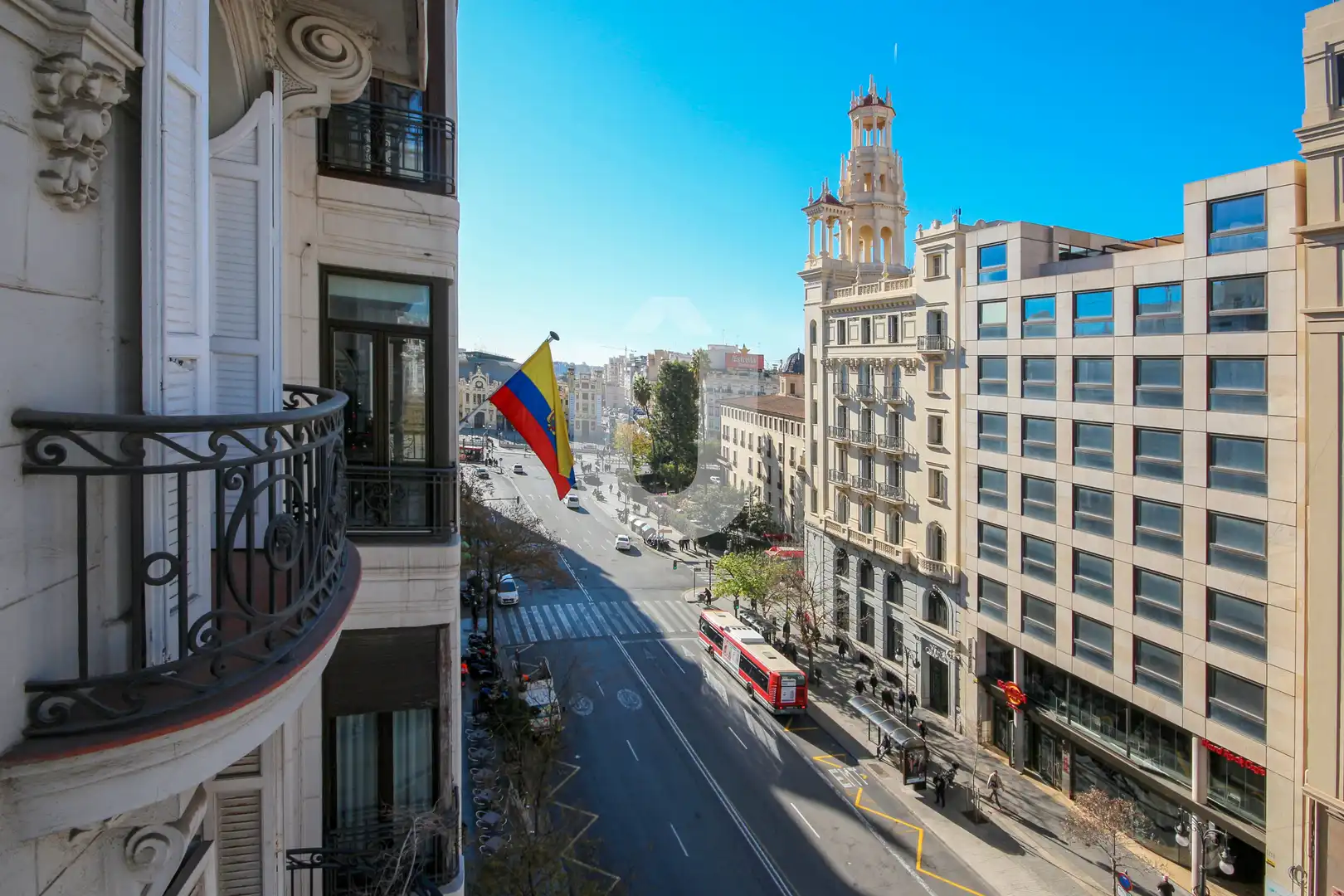 Vista exterior de Oficina de alquiler en Valencia con Aire acondicionado, Calefacción y Terraza