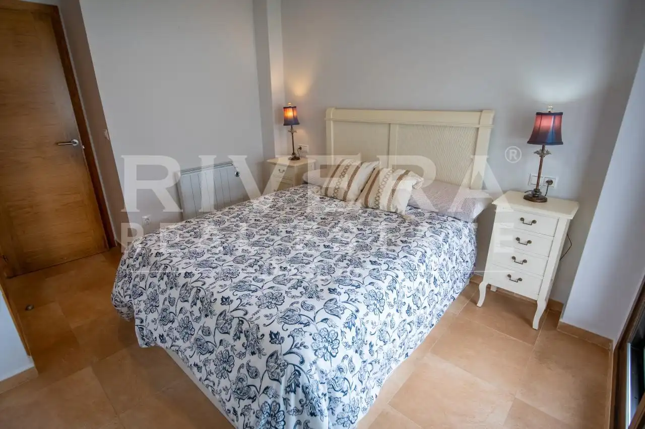 Schlafzimmer von Wohnung zum Verkauf in Sanxenxo mit Heizung, Terrasse und Abstellraum