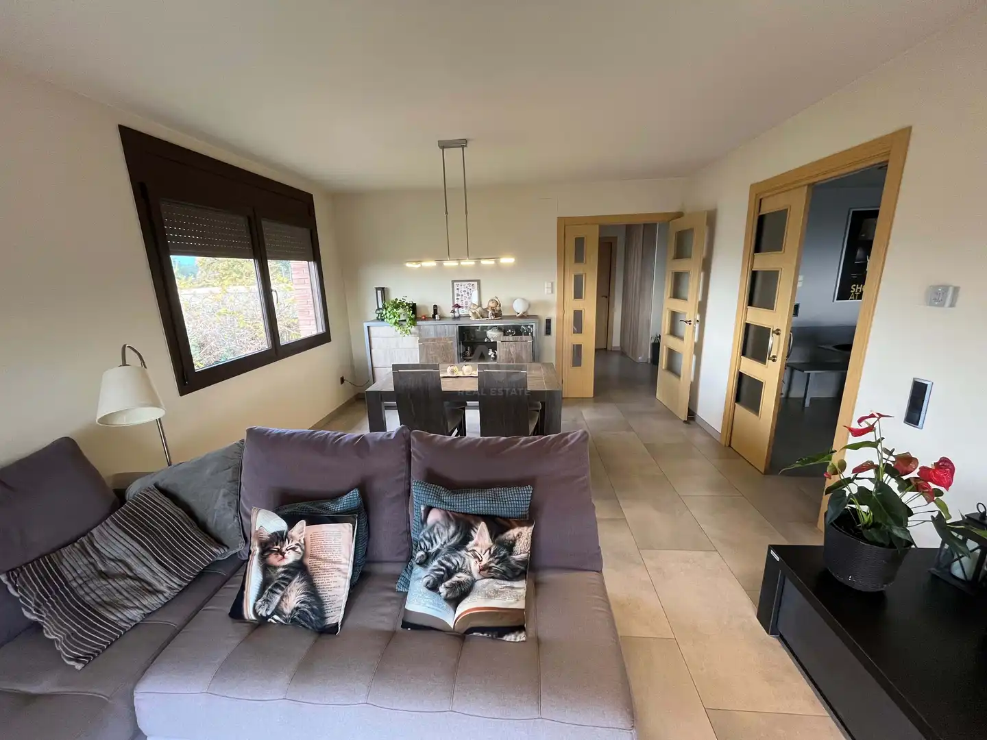 Living room of Houses for sale in Les Franqueses del Vallès  with Air Conditioner, Heating and Terrace