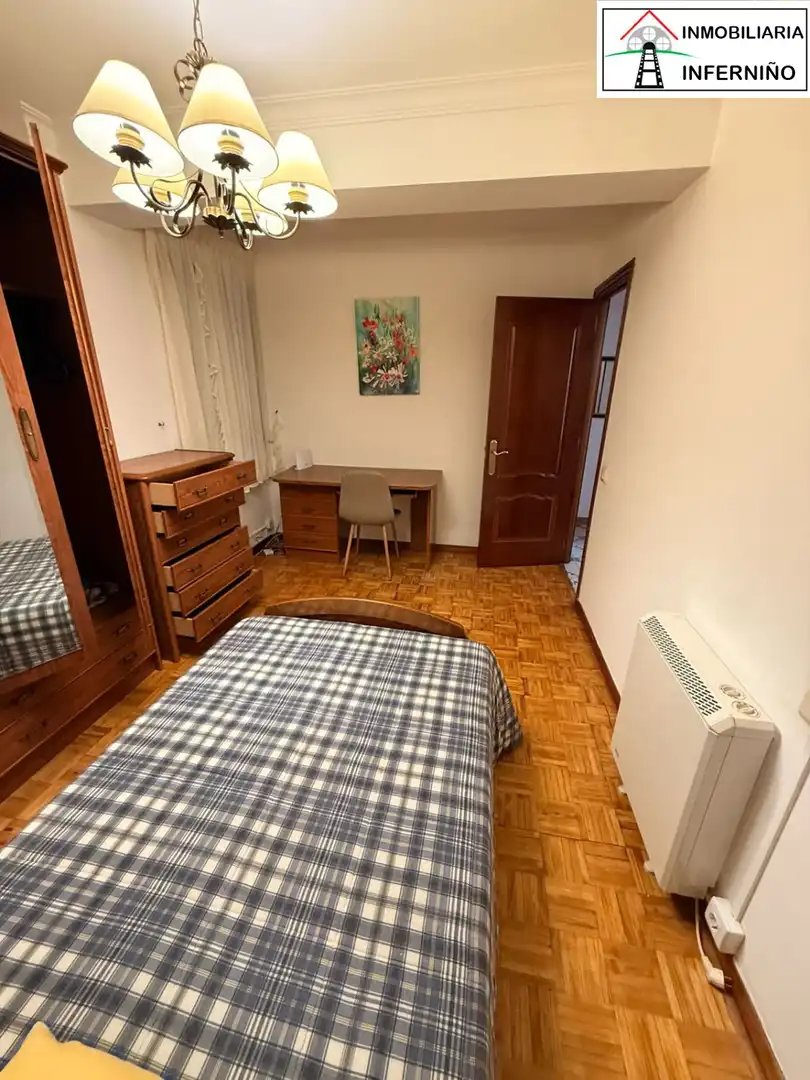 Bedroom of Flat for rent in Ferrol  with Terrace