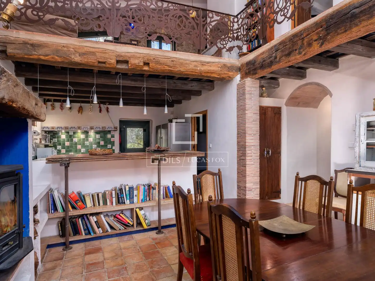 Menjador de Finca rústica en venda en Sant Martí Vell amb Calefacció, Jardí privat i Traster