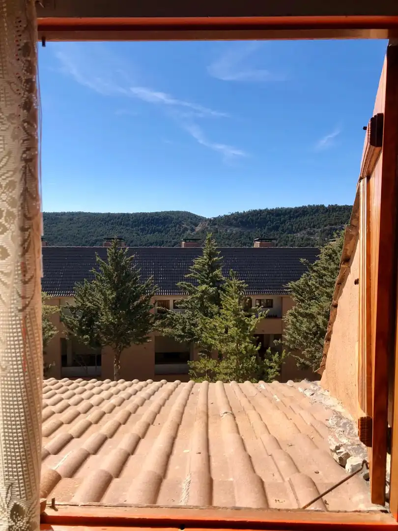 Exterior view of Flat for sale in Alcalá de la Selva  with Heating, Terrace and Storage room