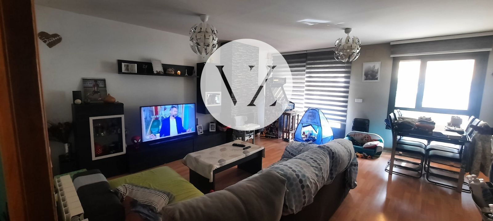 Sala de estar de Casa adosada de alquiler en Carrascal de Barregas con Calefacción y Jardín privado