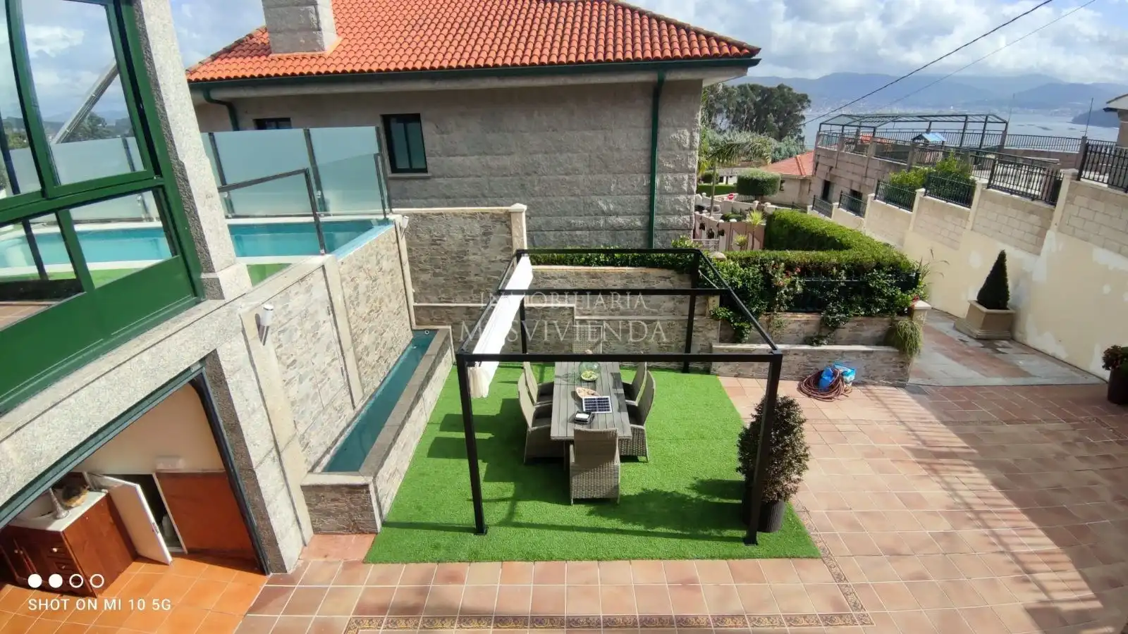 Terrassa de Casa o xalet en venda en Poio amb Terrassa i Piscina