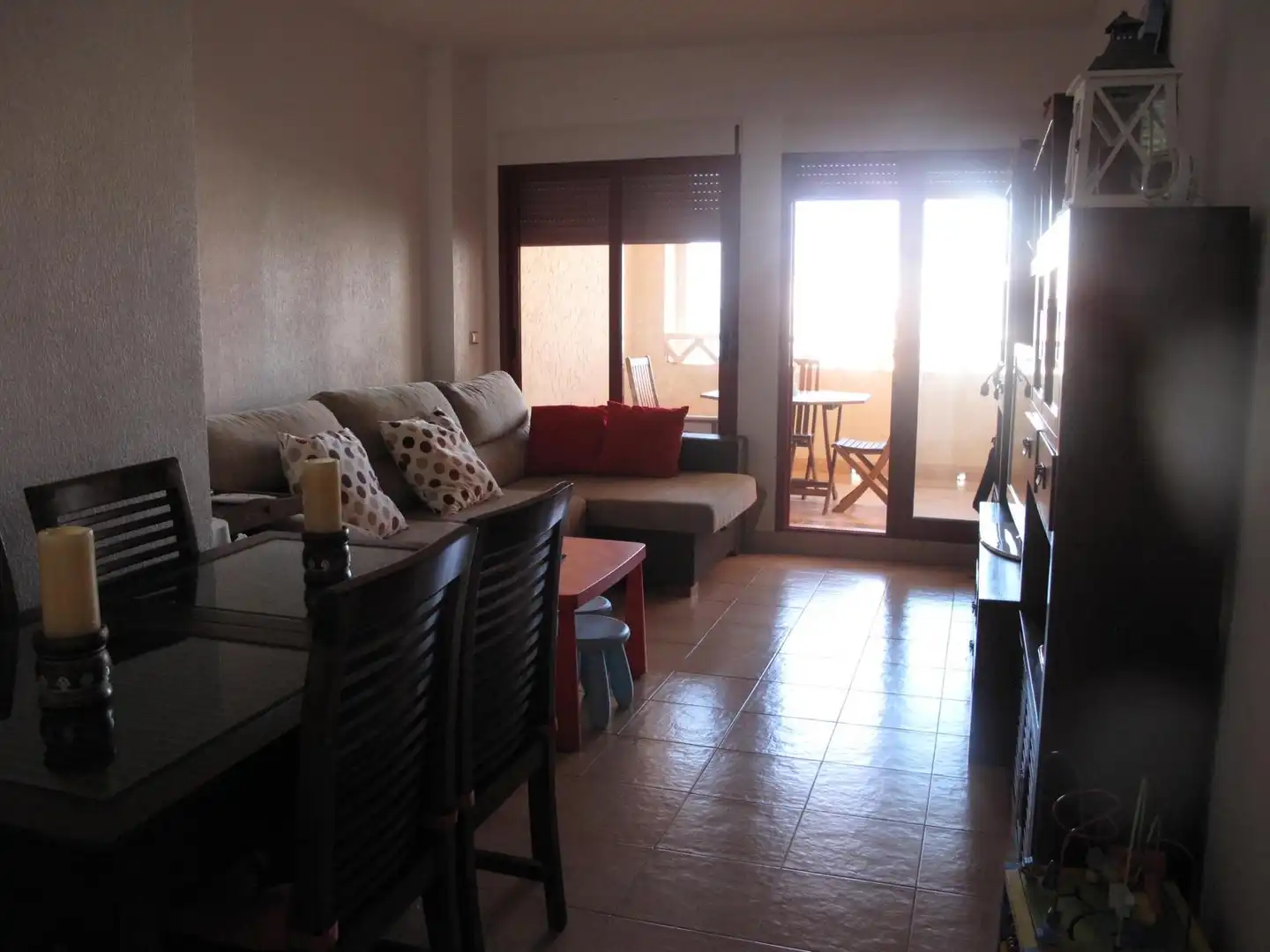 Wohnzimmer von Wohnungen zur Miete in Cartagena mit Heizung, Terrasse und Schwimmbad